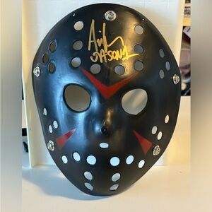 Jason Voorhees Friday The 13Th Horror Movie Signed Autograph Mask Beckett COA